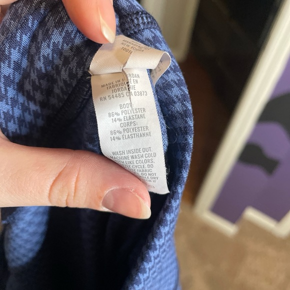 Blue Houndstooth Leggings - Picture 6 of 6